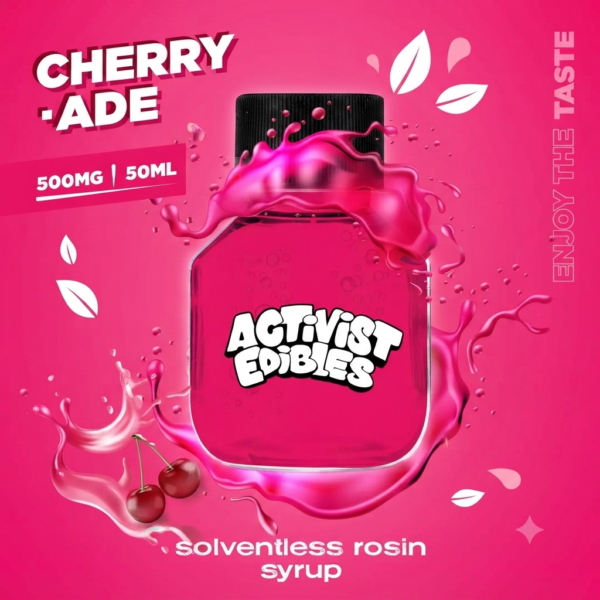Cherryade Solventless Rosin Syrup 500mg | 50ml