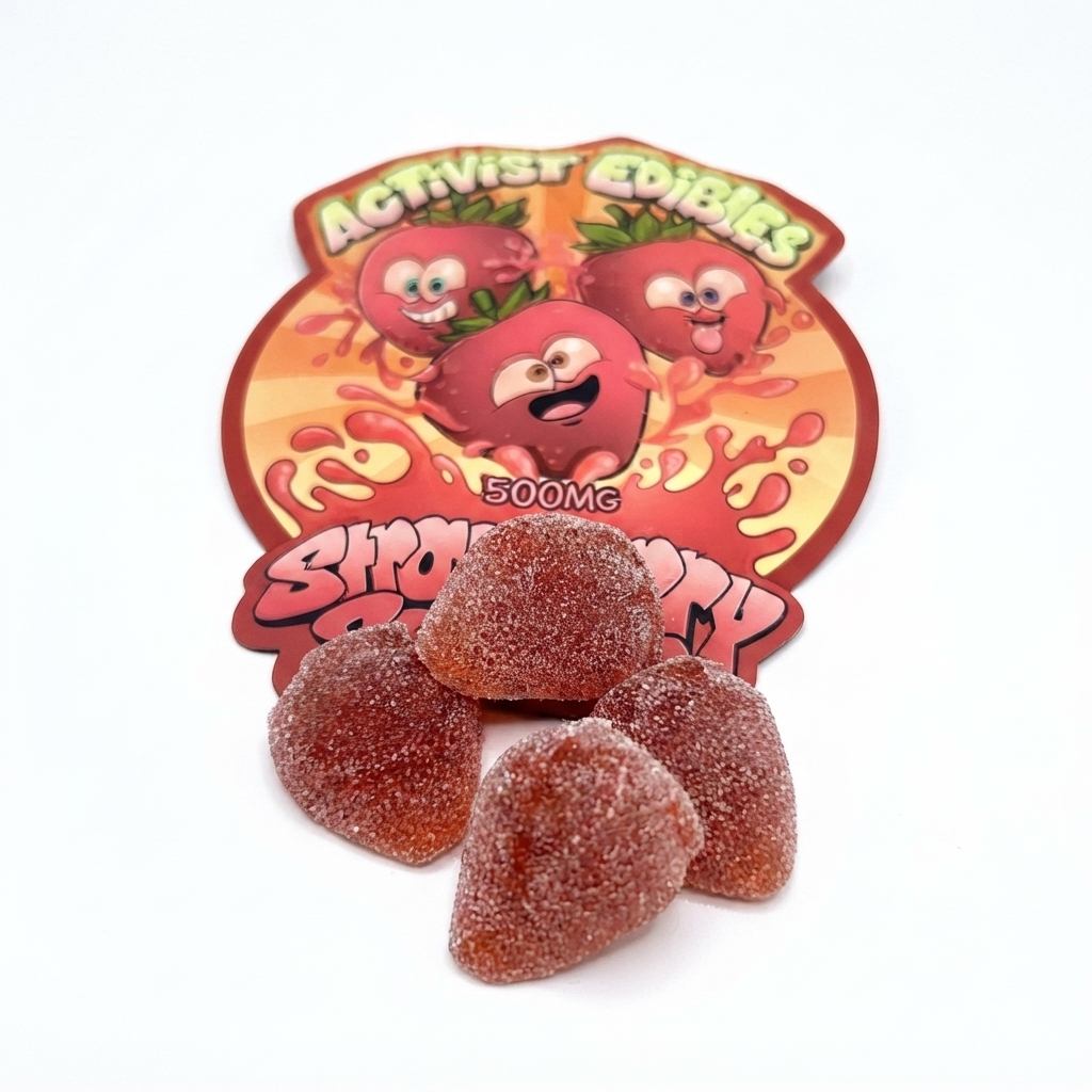 Strawberry Swizzle THC Gummies 500mg