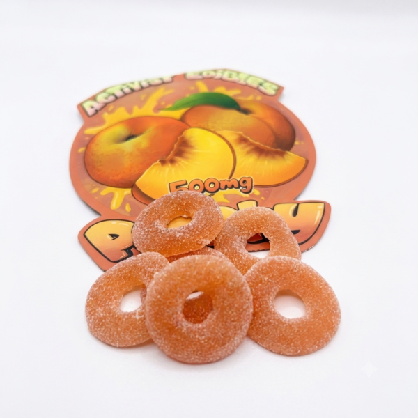 Peachy THC Gummies 500mg